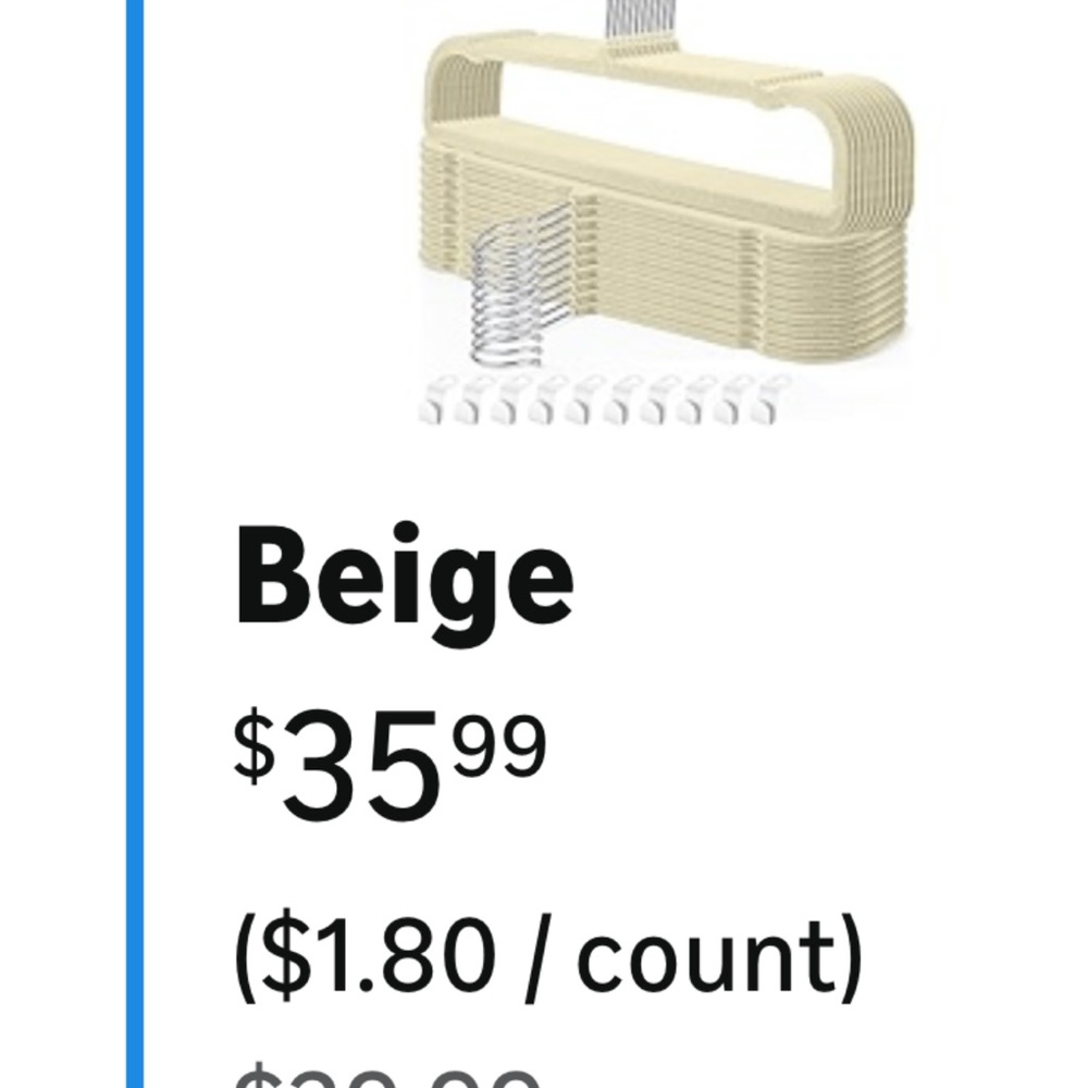 Beige Home Storage Hangers